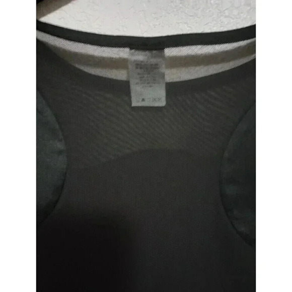 C&C California Active Wear Top Mesh Yoke Breathable Black Size Medium - Picture 3 of 5